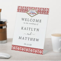 The Glitter Damask Las Vegas Wedding Collection