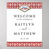 The Glitter Damask Las Vegas Wedding Collection