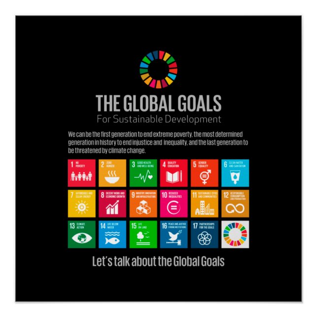 The Global Goals Poster (Front)