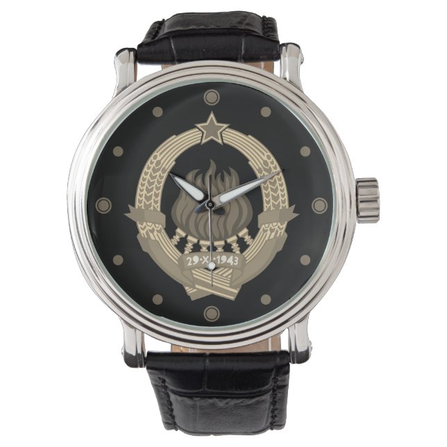 The Glorious SFR Yugoslavia - Emblem Watch. Watch (Front)