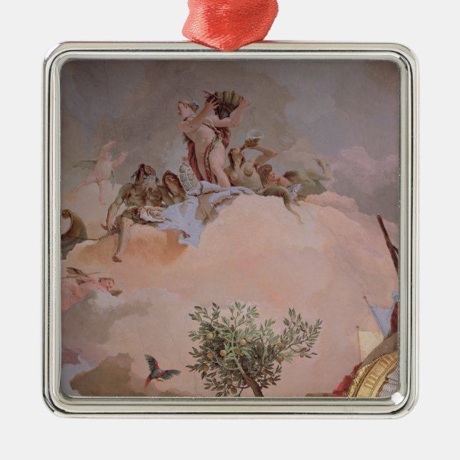 The Glory of Spain IV Metal Tree Decoration (Front)