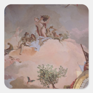 The Glory of Spain IV Square Sticker