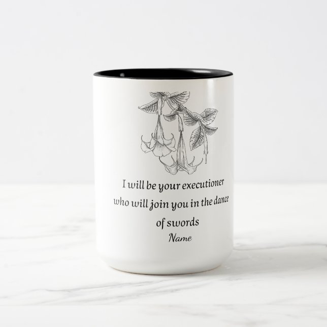 The Glory Quote Mug  Dance of Swords Art (Center)