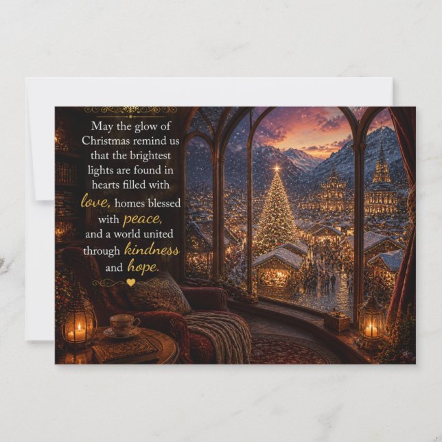 The Glow of Christmas Holiday Card (Front)