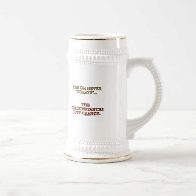 The GM Never Cheats Beer Stein (Right)