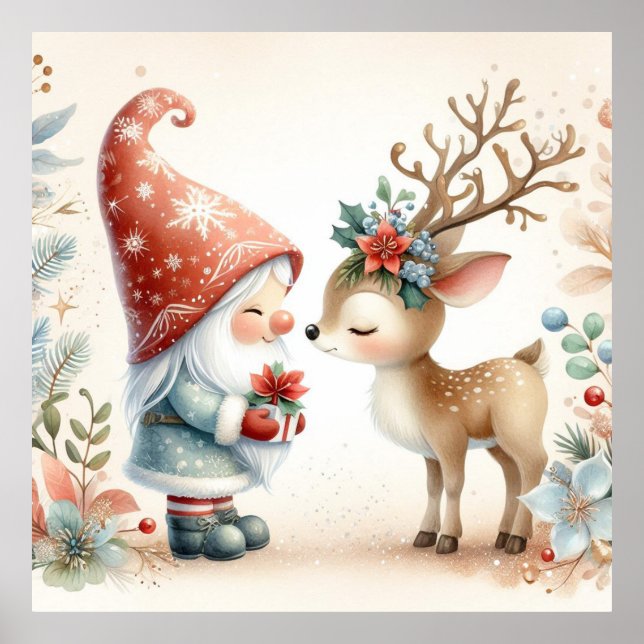 The Gnome And The Reindeer Poster (Front)
