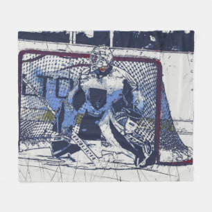 The Goal Keeper - Ice Hockey Goalie Fleece Blanket