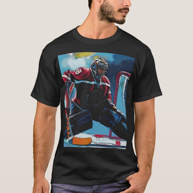 The Goaltender - Ice Hockey Goalie T-Shirt (Front)