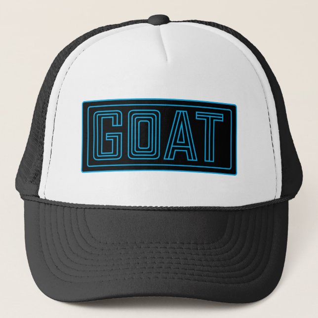 The GOAT for always Trucker Hat (Front)