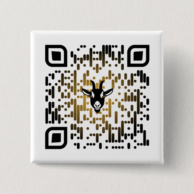 The Goat Network - QR Code - Pin (Front)