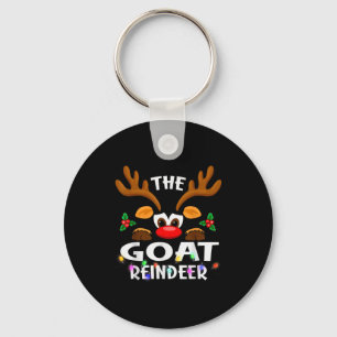 The Goat Reindeer Christmas Men Women Key Ring