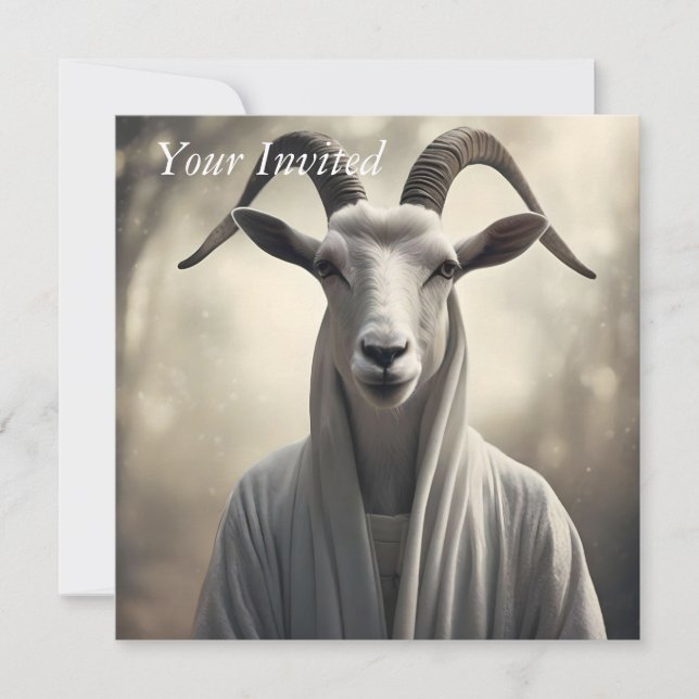 The Goat Shepard, Invitation (Front)