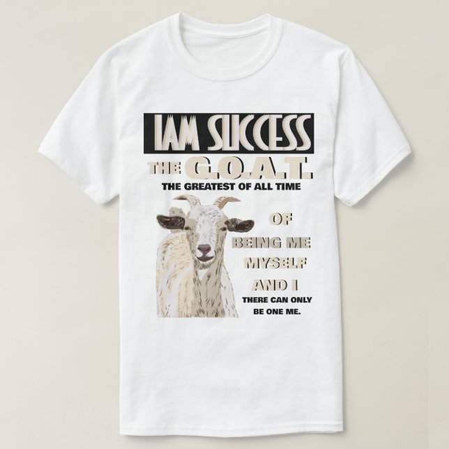 THE GOAT T-Shirt (Design Front)