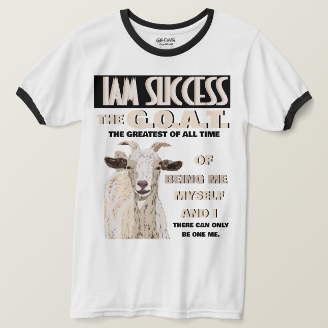 THE GOAT T-Shirt (Design Front)