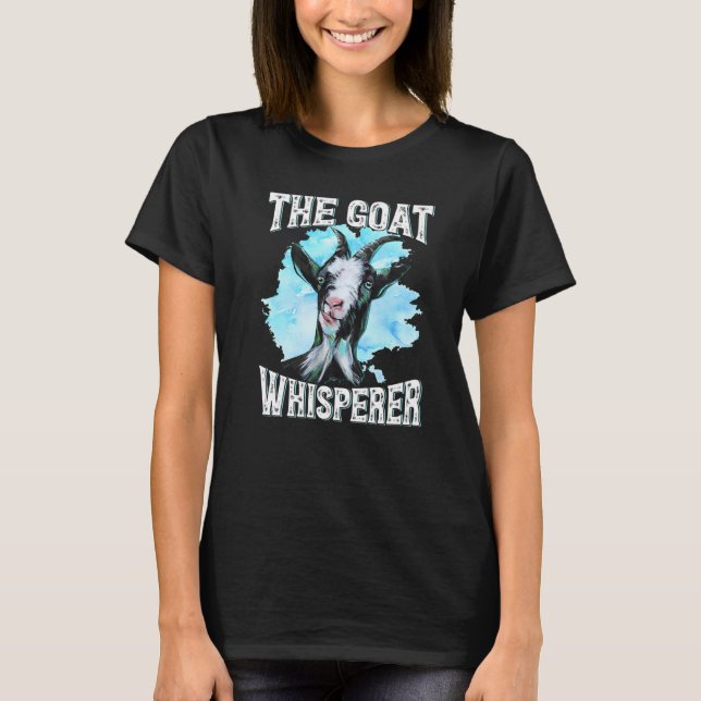 The Goat Whisperer Funny Goat Lover Farmer Premium T-Shirt (Front)