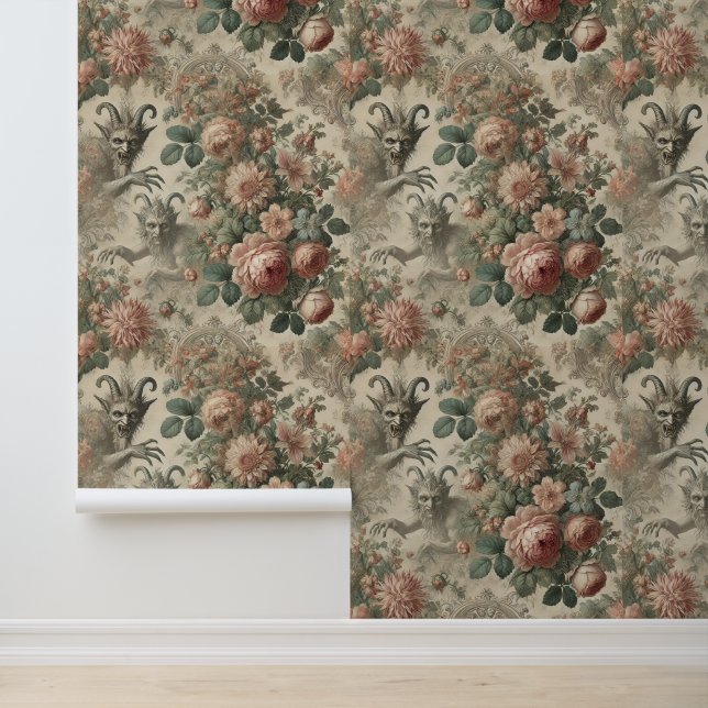 The Goatman’s Garden – Gothic Folklore Design Wallpaper (Application)