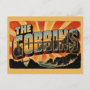 The Gobbins Cliff Path Northern Ireland Vintage Postcard