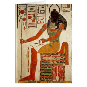The god, Khepri, from the Tomb of Nefertari