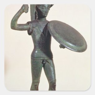 The God Mars or a Warrior Square Sticker