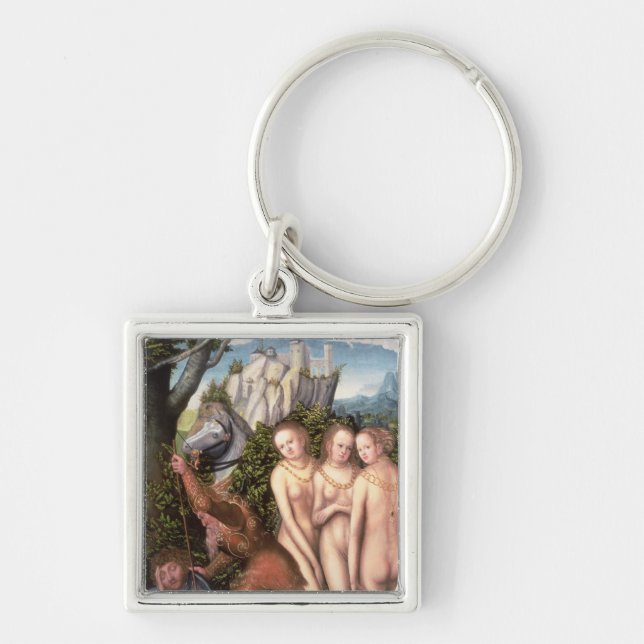 The God Mercury Waking Paris Key Ring (Front)