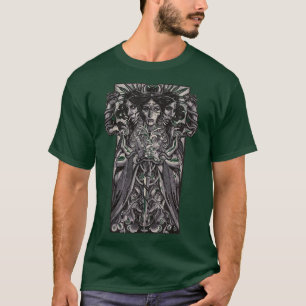 The Goddess Hecate Tarot Card Triple Wiccan Pagan  T-Shirt