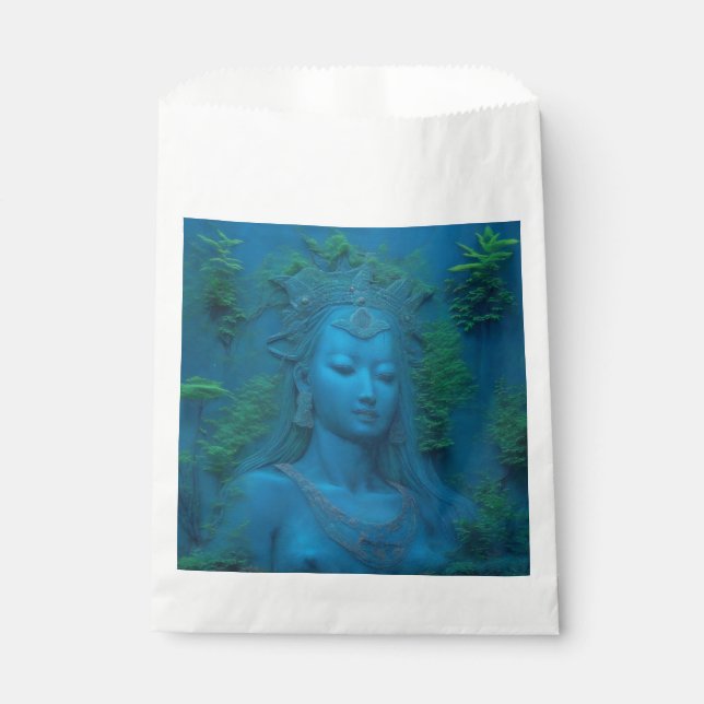 The goddess Ishtar in the lake of eternal life  Favour Bags (Front)