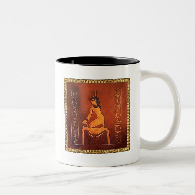 The Goddess Isis Two-Tone Coffee Mug (Right)