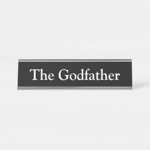 The Godfather, Desk Name Plate