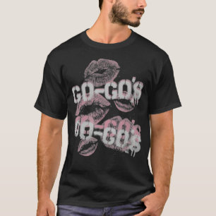 The GoGo's  Lipstick Kisses  T-Shirt