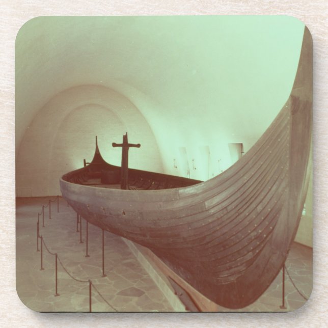 The Gokstad longship (wood) Coaster (Front)