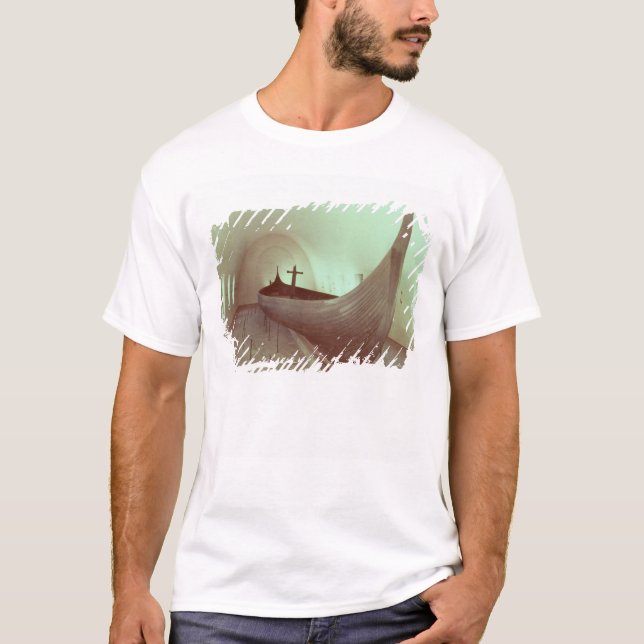 The Gokstad longship (wood) T-Shirt (Front)