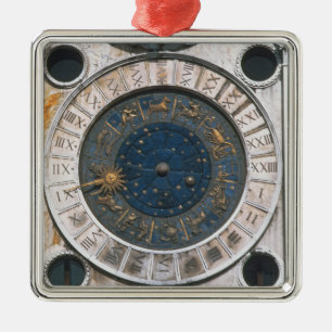 The gold and enamel clock face, design begun by Ma Metal Tree Decoration