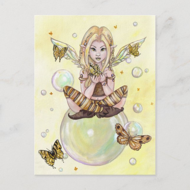 "The Gold Fairy" postcard (Front)