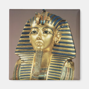 The gold funerary mask, from tomb of magnet