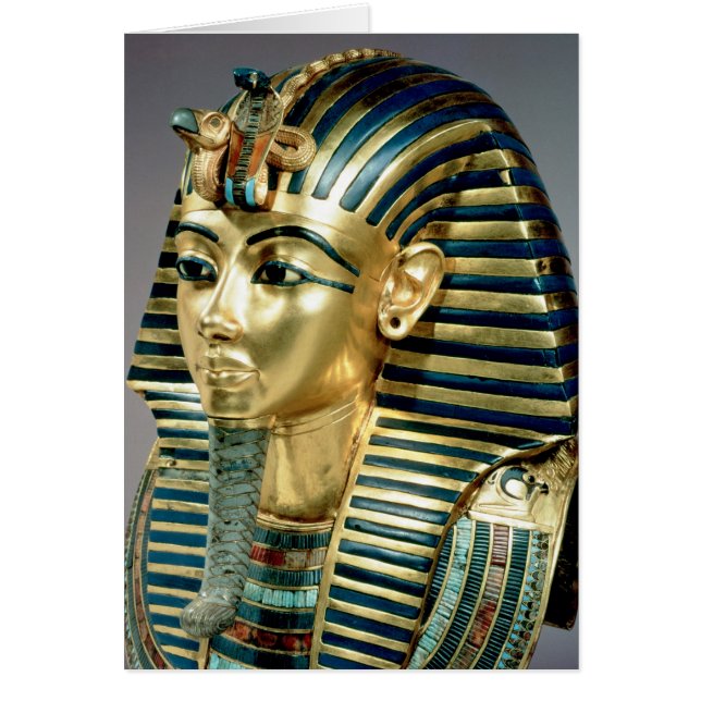 The gold funerary mask, from tomb of Tutankhamun (Front)