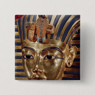 The gold mask, from the Treasure of 15 Cm Square Badge