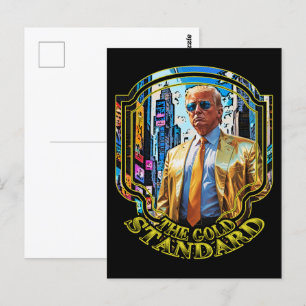 The Gold Standard - President Trump 2024 Postcard