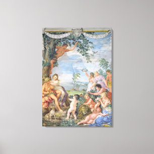The Golden Age (fresco) Canvas Print