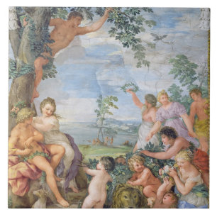 The Golden Age (fresco) Tile
