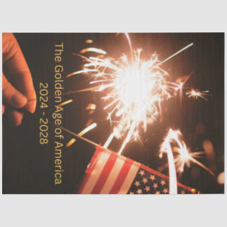 The Golden Age of America 2024 - 2028 Tissue Paper