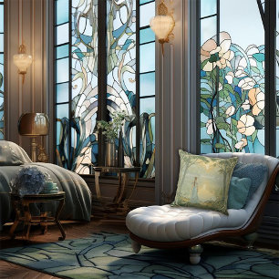 The Golden Age of Grace Art Nouveau Cushion