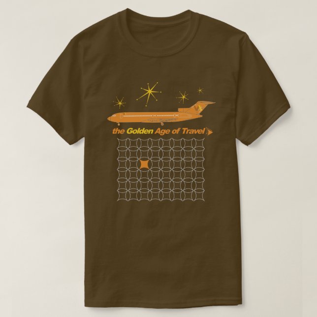 The Golden Age of Travel T-Shirt (Design Front)