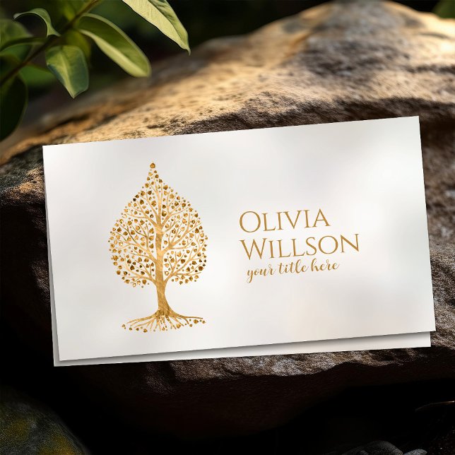 The Golden Bodhi tree Business Card (Creator Uploaded)