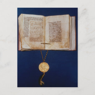 The Golden Bull of Charles IV Postcard