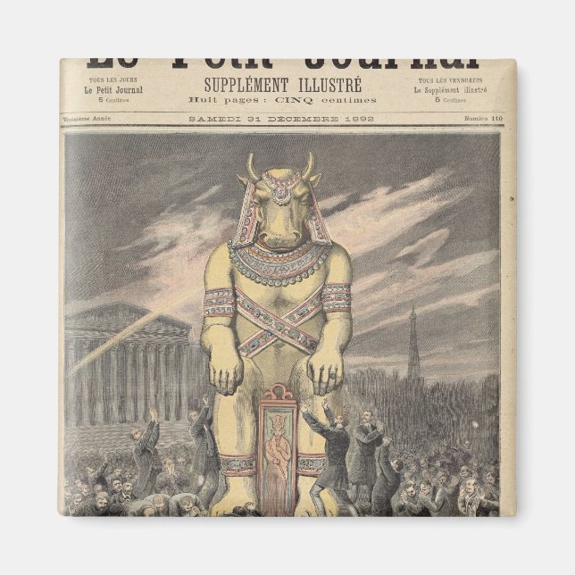 The Golden Calf Magnet (Front)