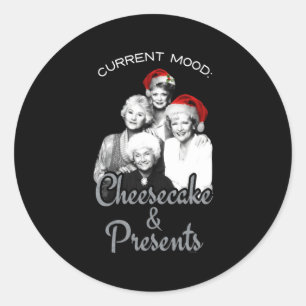 The Golden Cheesecake And Classic Round Sticker