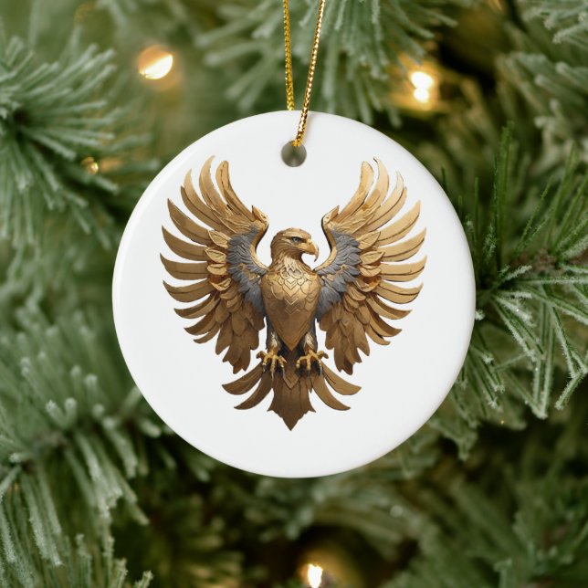 The Golden Eagle Ceramic Tree Decoration (Tree)