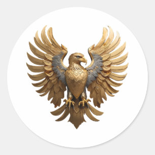 The Golden Eagle Classic Round Sticker