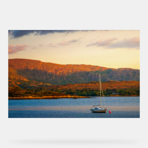 The Golden Evening over Kenmare Bay Acrylic Sign