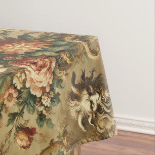 The Golden Fiend – Gothic Large Pattern Tablecloth